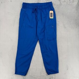 Cherokee Workwear Revolution Mens‎ Scrub Pants Royal Blue Size L Short